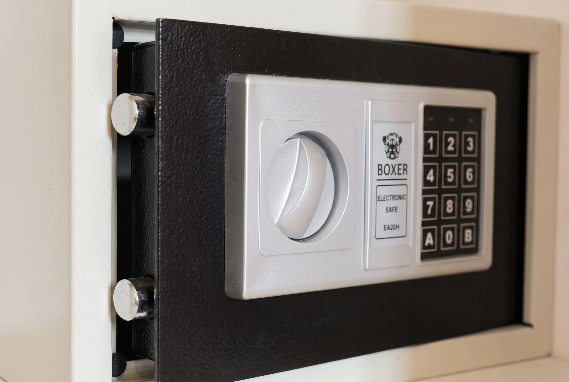 Cassaforte elettronica a tastierino numerico della camera
